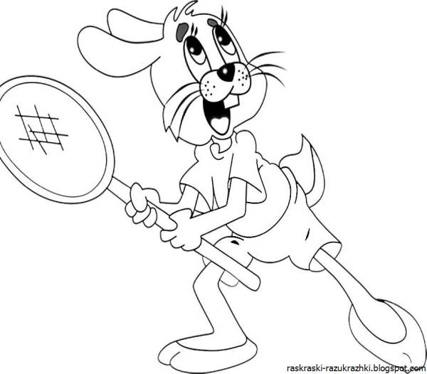 Волк из ну погоди разукрашка