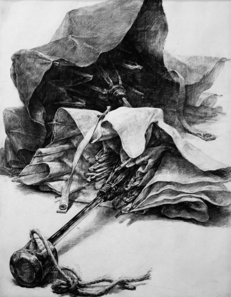 Рисунки графитным карандашом