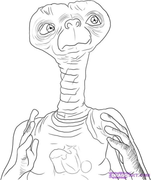 Рисование инопланетяне