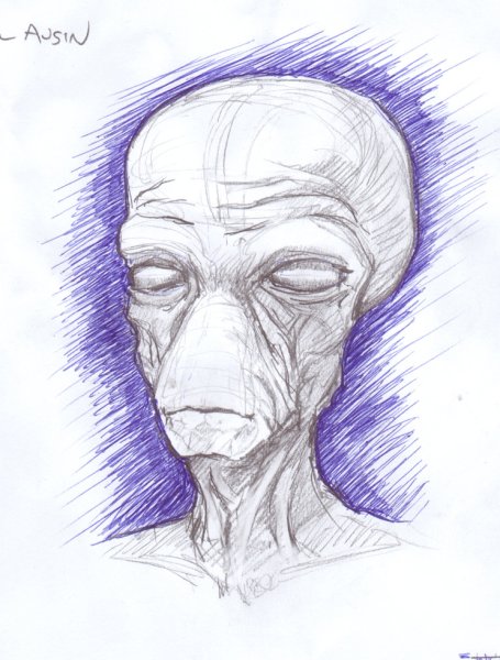 Инопланетянин карандашом