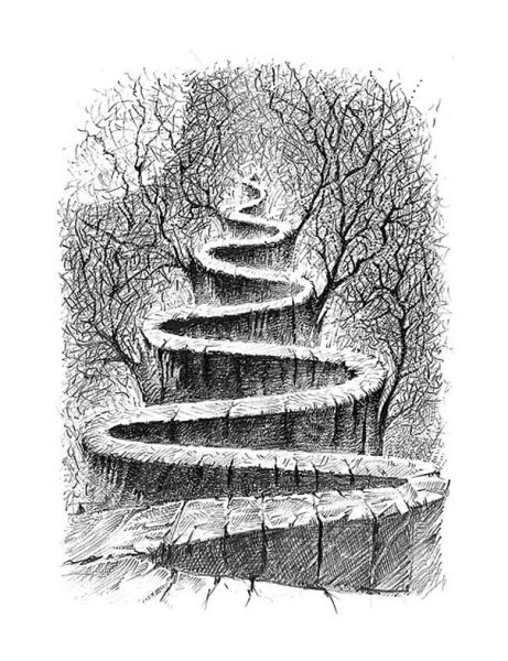 Ступени карандашом