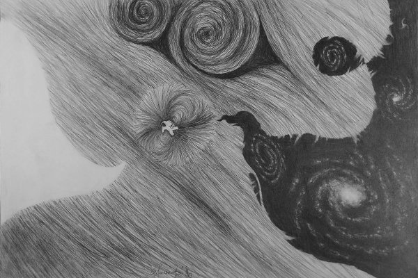 Рисунки космоса для срисовки