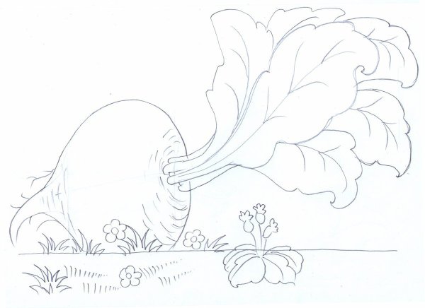 Сказка Репка рисунок