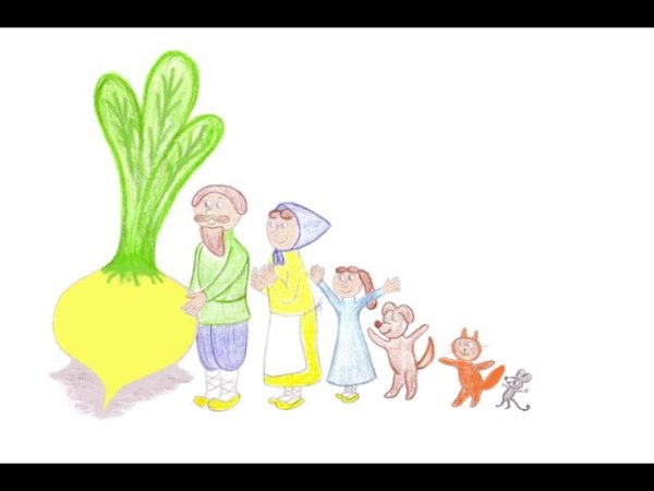 Сказка Репка рисунок