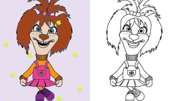 Раскраски для детей Барбоскины