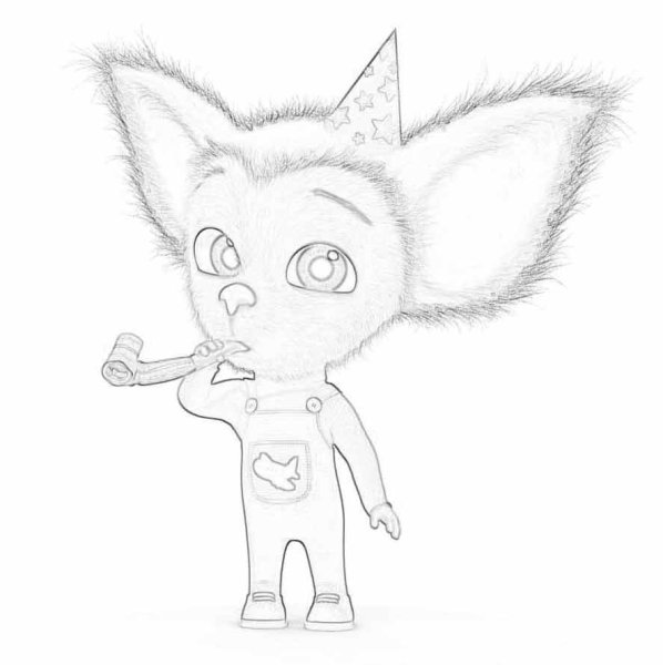 Малыш Барбоскин раскраска