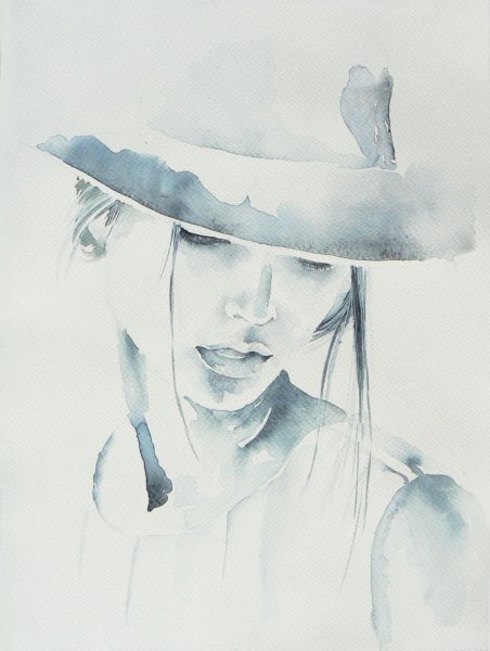 Портрет простым карандашом