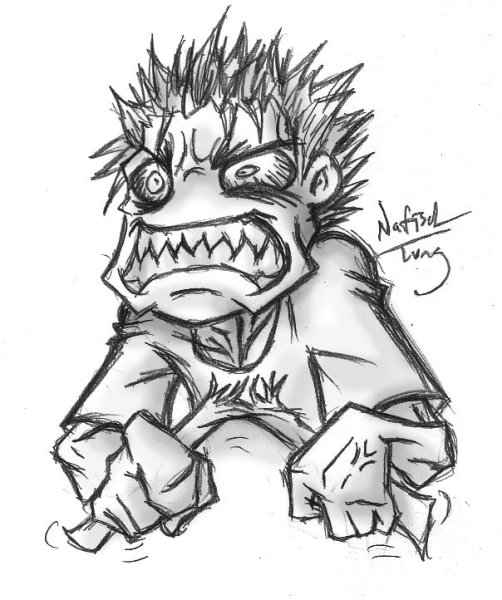 Злость рисунок