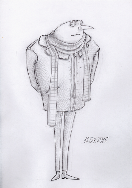 Гадкий я рисунок карандашом