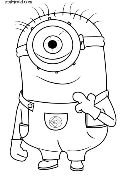 Агнес из Гадкий я раскраска