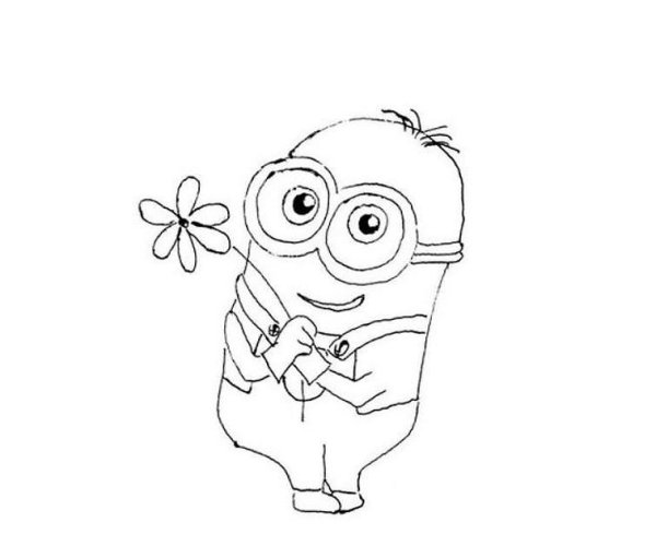 Миньоны рисунок карандашом для срисовки
