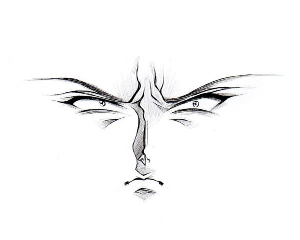 Злость рисунок карандашом