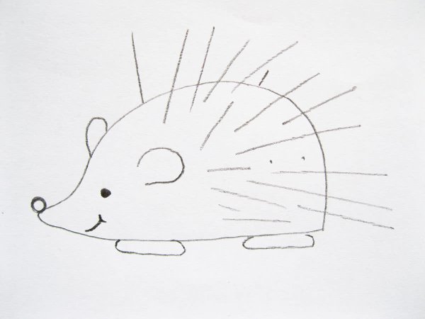 Рисование Ежик