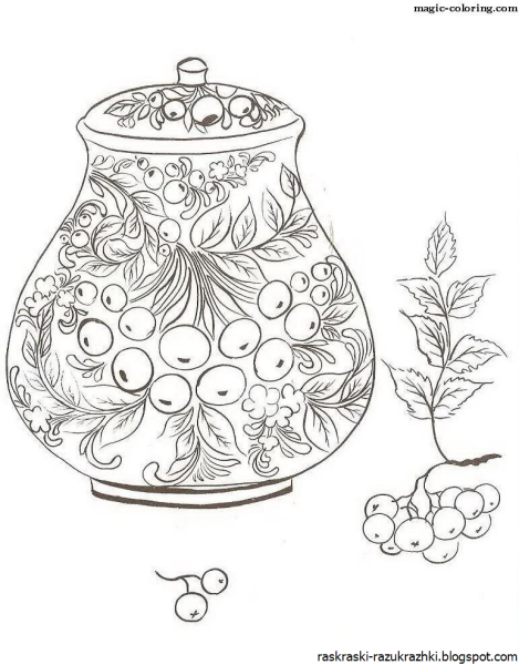 Хохлома эскиз