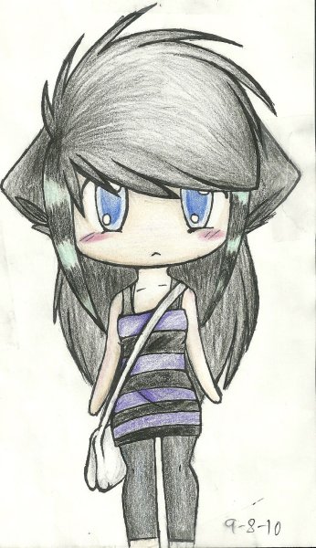 Милые рисунки легкие девочки