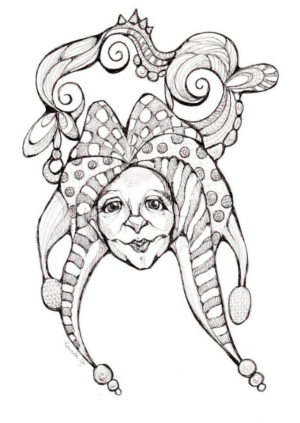 Шут рисунок