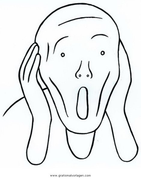 Раскраска крипипаста безглазый Джек