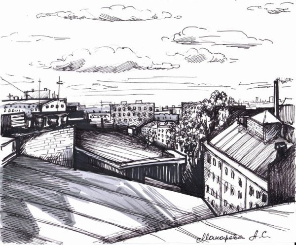 Зарисовки крыш