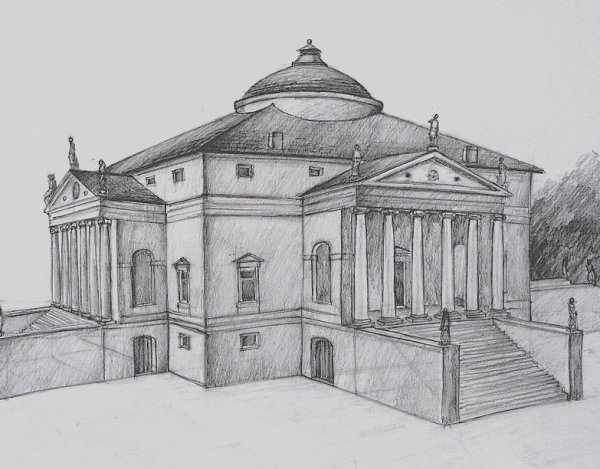 Вилла Ротонда Андреа Палладио отмывка