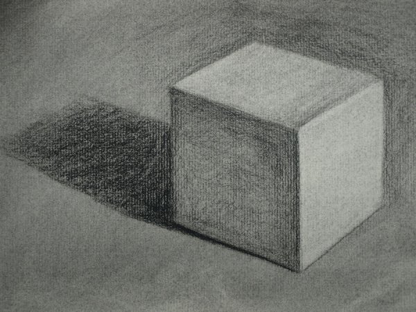 Куб с тенью