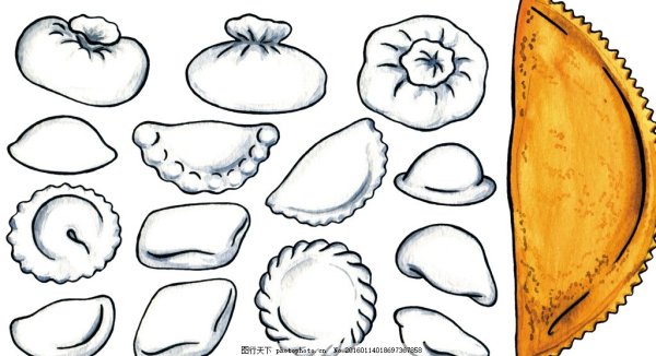 Чебурек рисунок