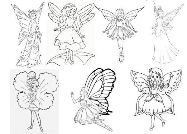 Нарисовать фею Динь Динь