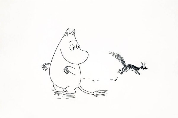 Мумитроль рисунки Туве Янссон