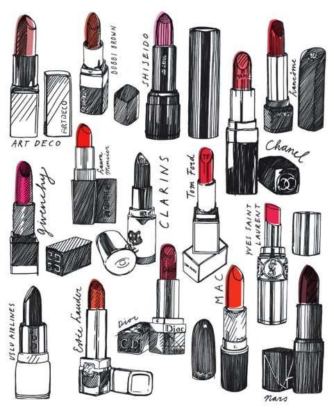 Набросок помада