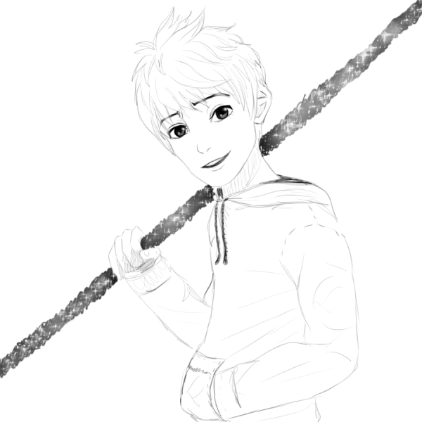 Раскраска Хранители снов ледяной Джек