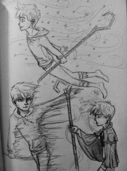 Эльза и Джек для срисовки