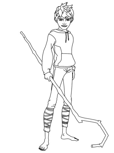 Ледяной Джек раскраска