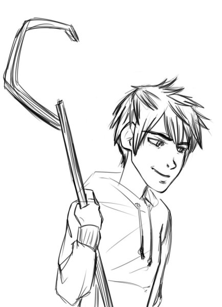 Джек Фрост арт скетч