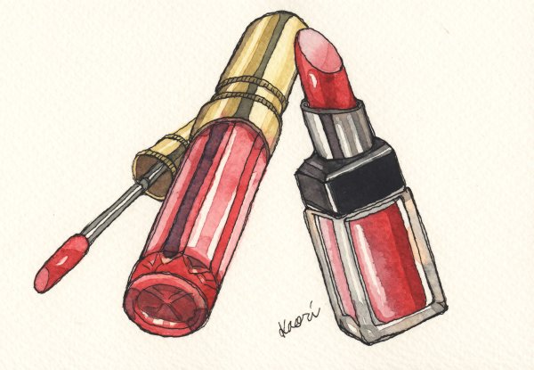 Губная помада акварель