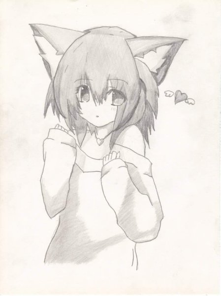 Аниме с ушками карандашом