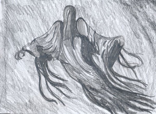 Призрак зарисовка