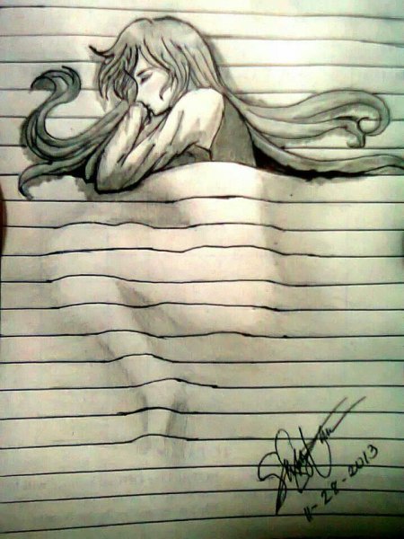 Призрак рисунок карандашом