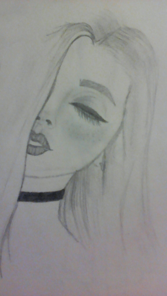 Срисовки карандашом без лица