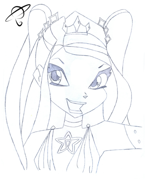 Раскраски Винкс Сиреникс Флора