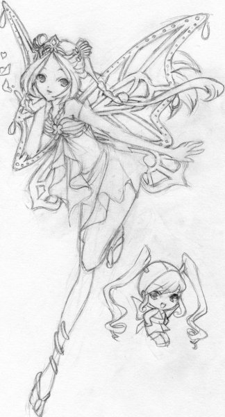 Раскраски Винкс Флора чармикс