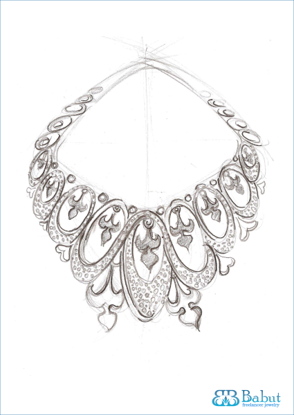 Бусы эскиз