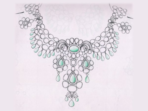 Скетч украшения