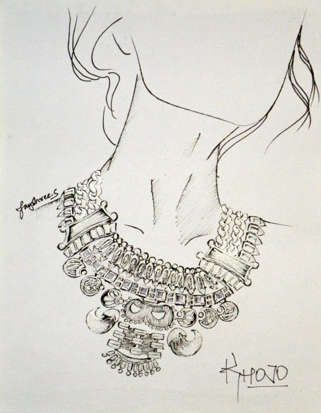 Бусы раскраска для малышей