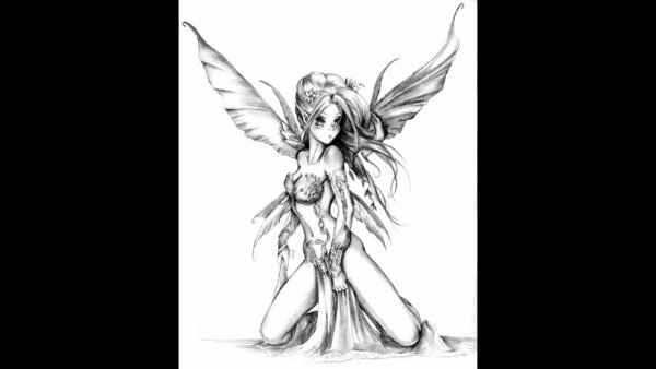 Демонесса тату эскиз