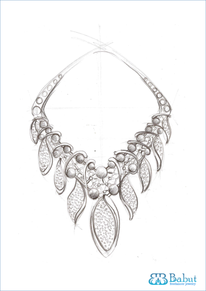 Раскраска бусы и серьги