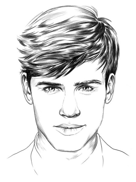 Зак Эфрон рисунок карандашом