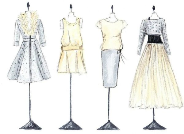 Дизайнерские платья карандашом