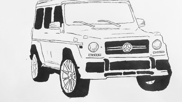 Раскраска Mercedes Benz g65