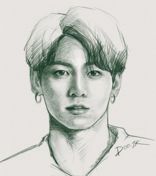 Портрет БТС Jungkook