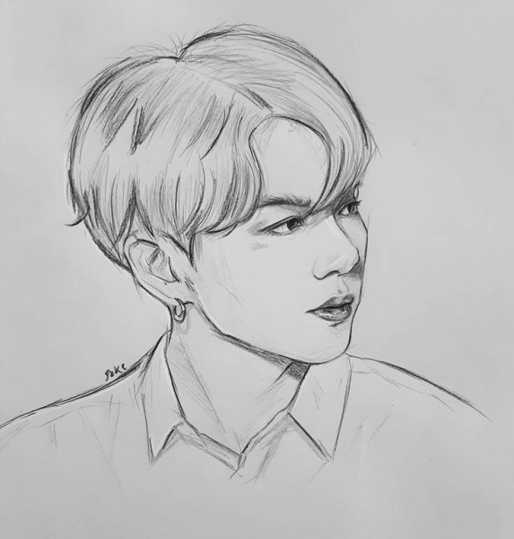 Портрет БТС легко