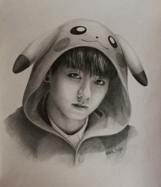 БТС для срисовки Чонгук